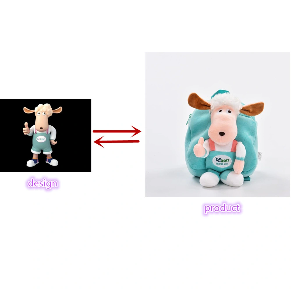 Lambskin Bag for Plush Toys From China Manufacturer Anime Plushy Doll Mascot Soft Stuffed Animals Plush Toys