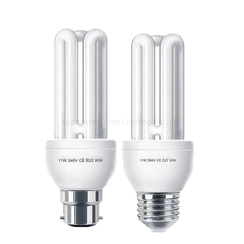 3u CFL Energy Saving Light Bulbs E27 Screw Cap 10000 Hour Lifespan Day Light Crystal Clear Compact Fluorescent Lamp