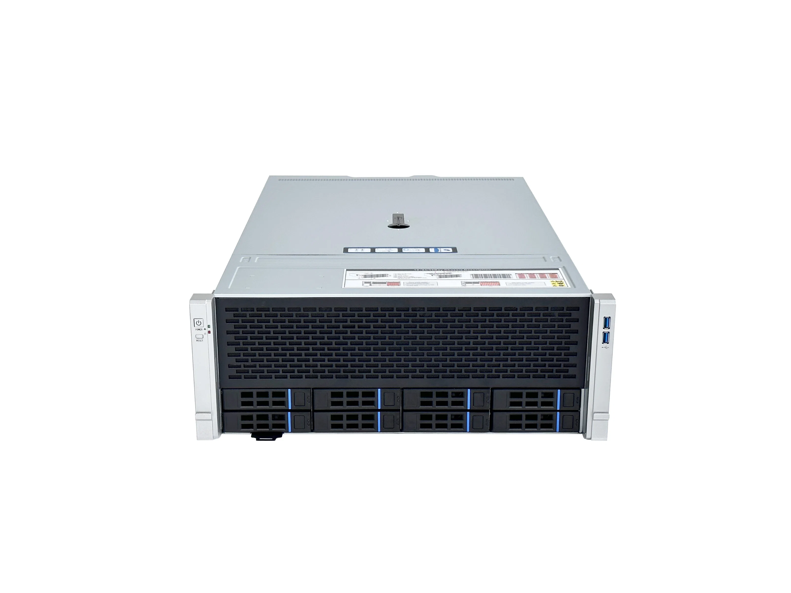 Industrial Control 8-Bay Hot Swappable Chia Hard Disk Storage 4u Rack Ipfs CPU Fil Server P Disk