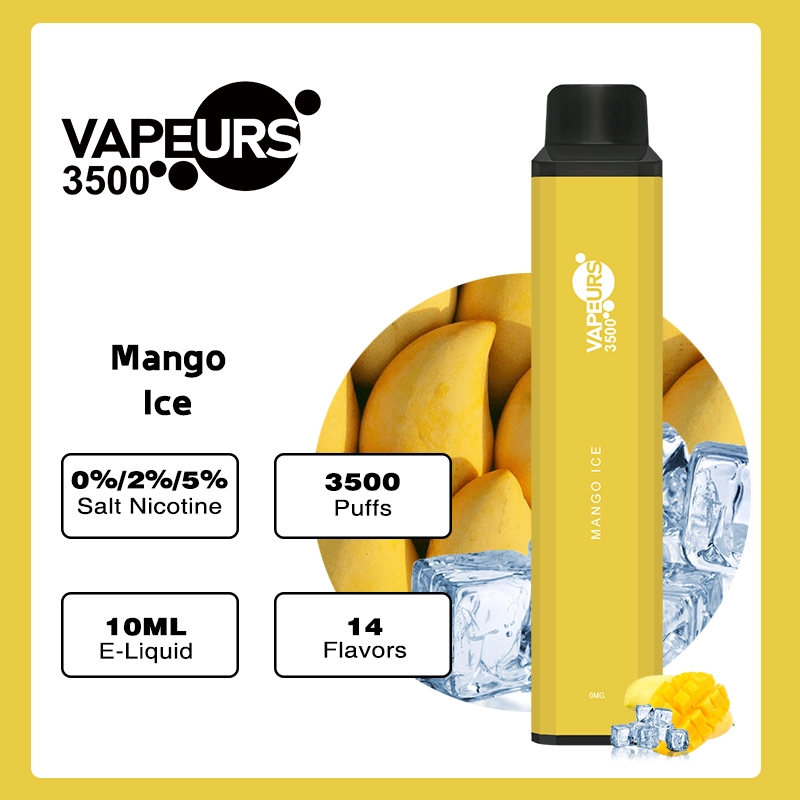 100% Original mesh Coil Vapeurs 3500puffs Puff plus Disposable Vape Cigarettes électroniques commerce de gros Elux