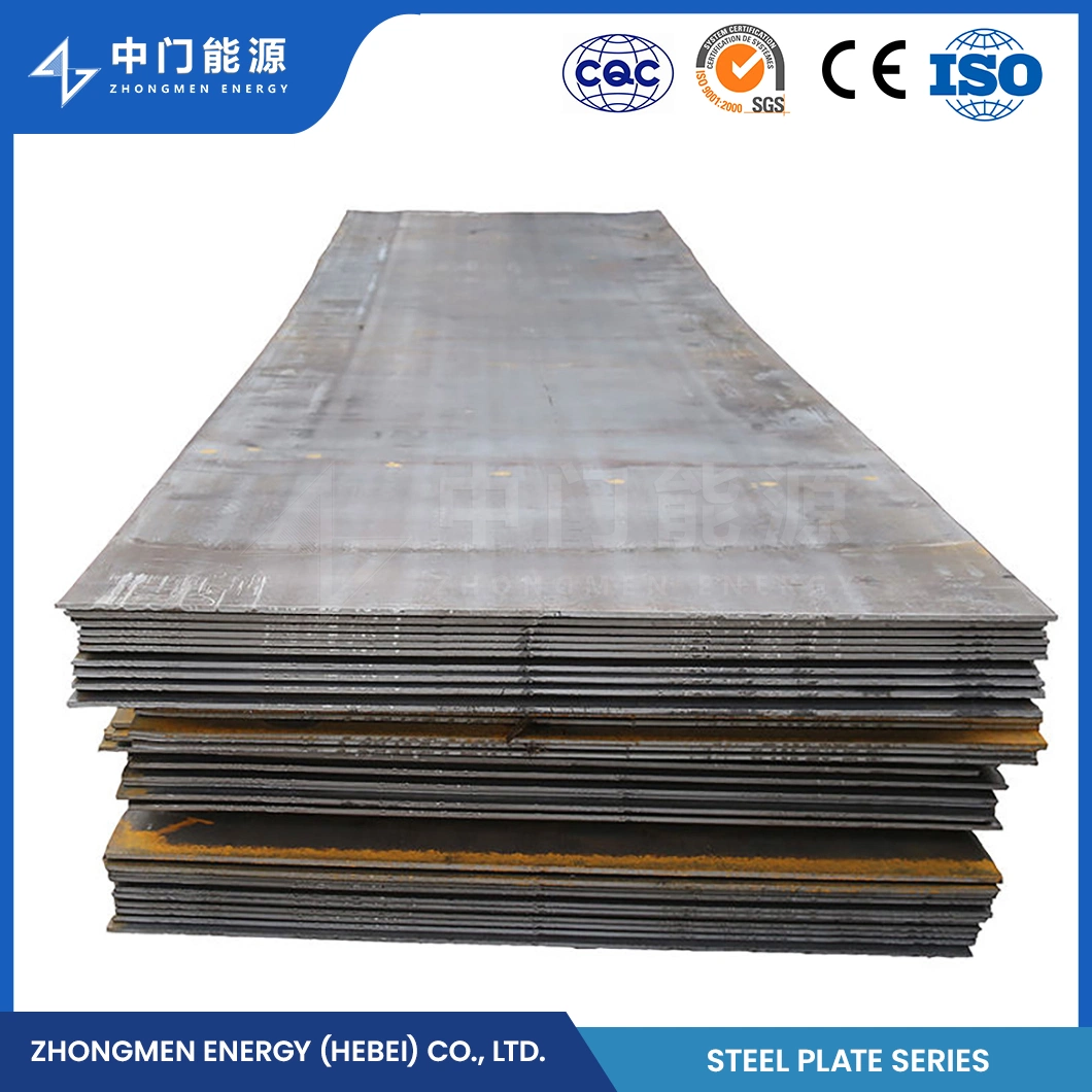 Zhongmen Energy Super Mirror Gold Stainless Steel Sheet Plate China Ss400 Q355. Carbon Steel Plates Hot Rolled Low Alloy Structural Steel Flat Rolled Plate