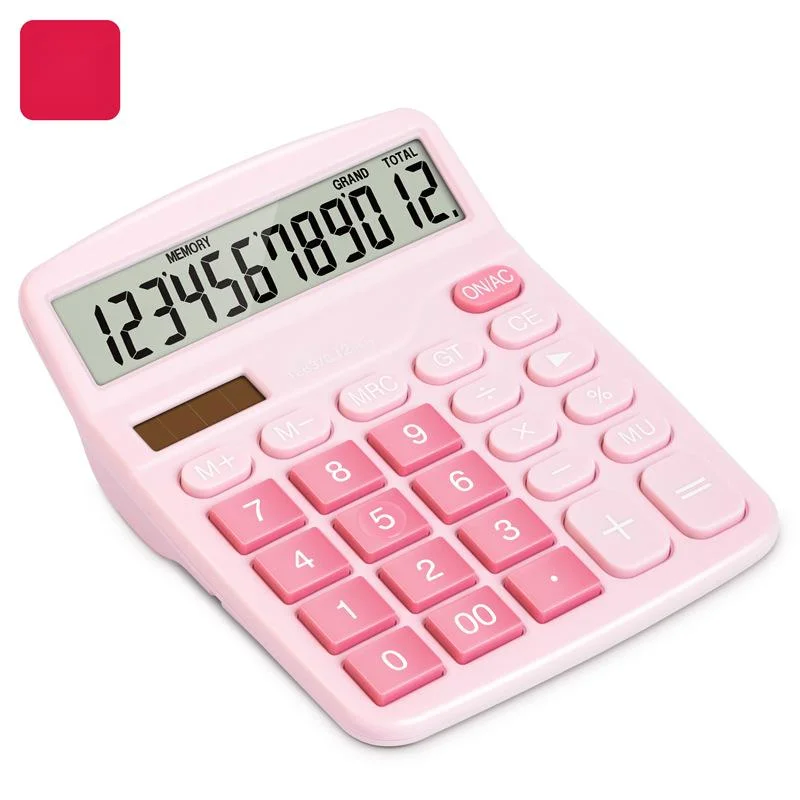 Desktop Calculator 12 Bit Large Screen Dual Power Calculator
