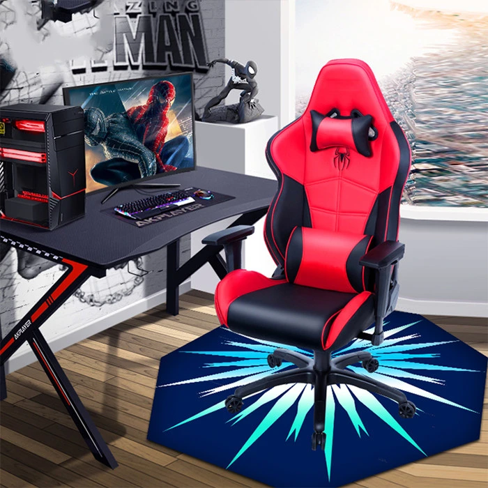 Tigerwings Heated Office Standing E-Sport Gaming Desk Chair Rubber Floor Mat Non-Slip Gaming Floor Mat