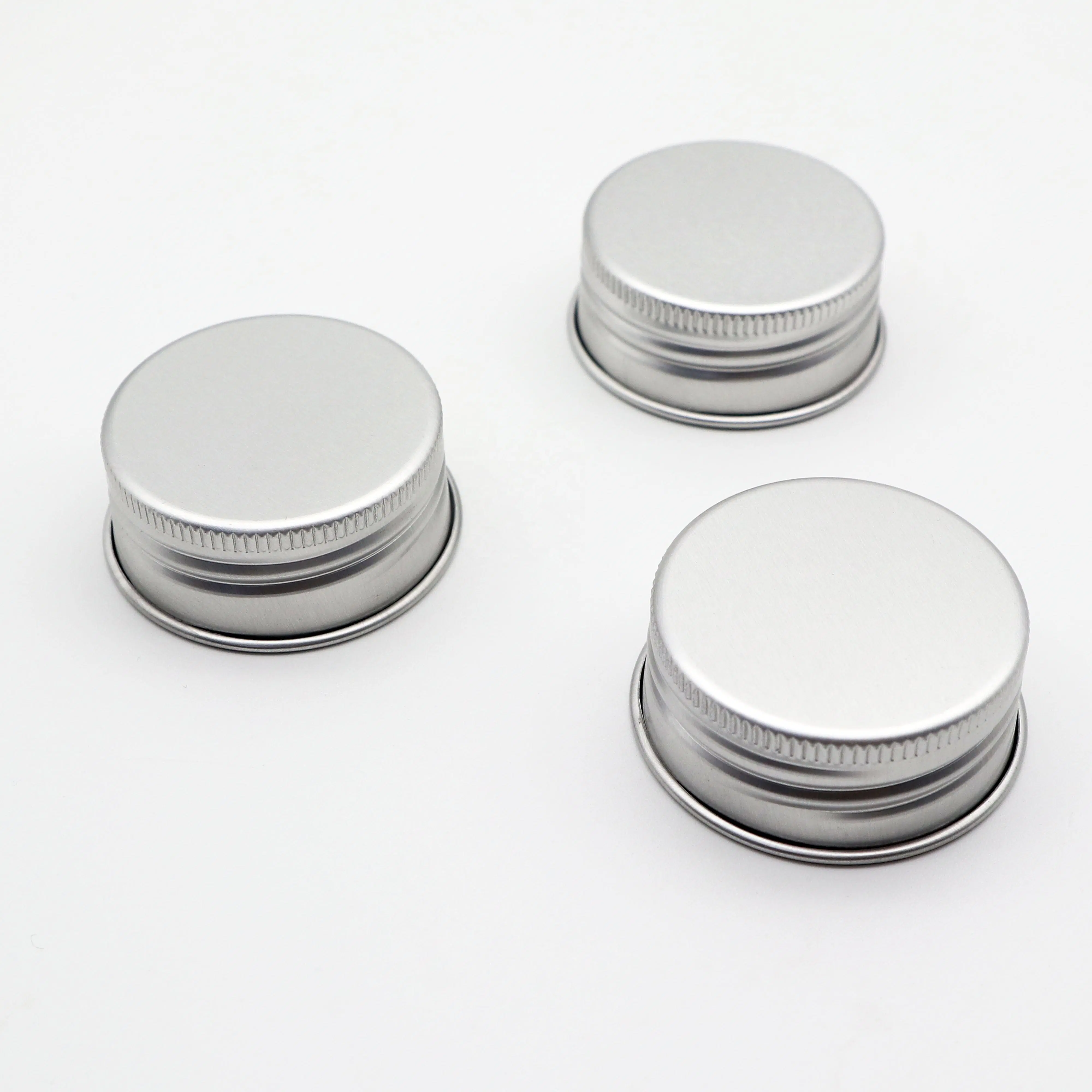 Aluminum Screw Caps Bottle Jar Caps with Plastic Liner Stamping Bottle Lids