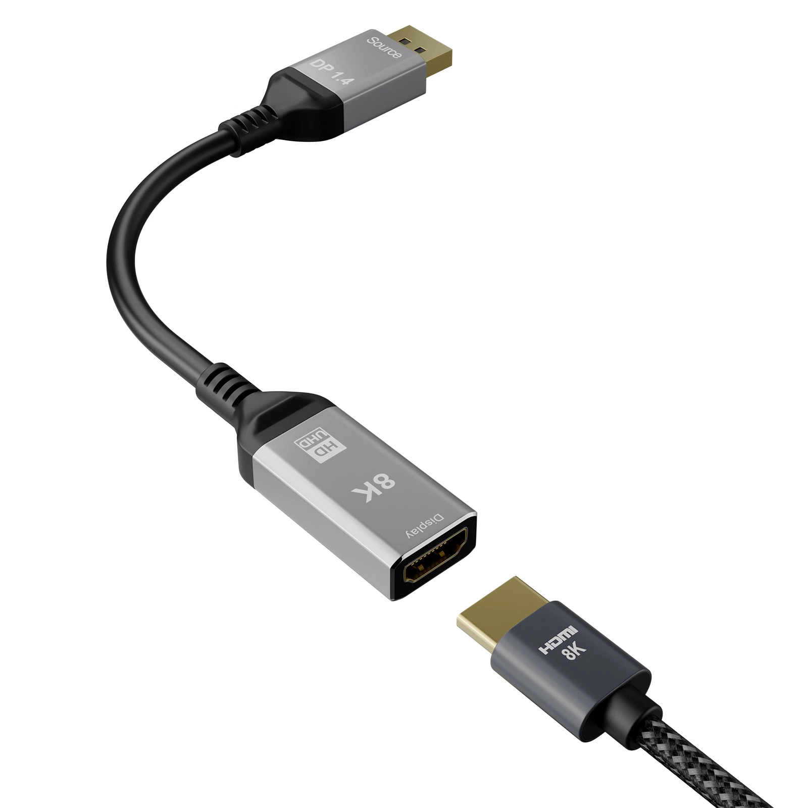 Venda por grosso de fábrica 8K para conversor HDMI2.1 Dp1.4 HD