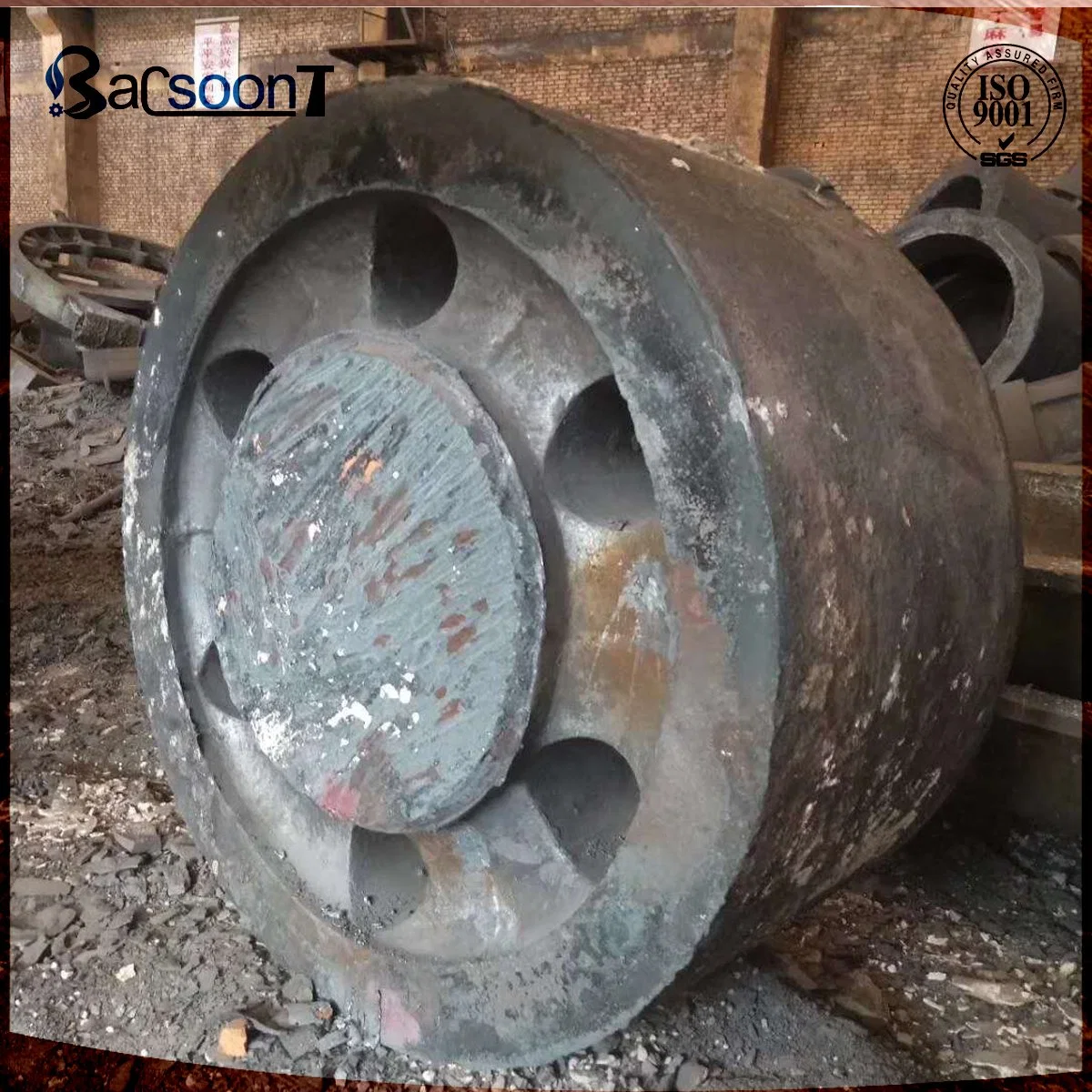 Cast Steel Alloy Heavy Cement Kiln/Metal Rotary Kiln Support Roller