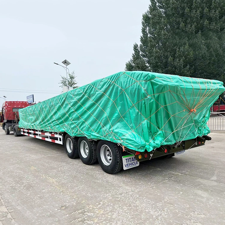 Hot Sale 3/4/5 Axle 60/80 Ton Truck Trailer Low Bed Semi Trailer for Sale in Tanzania