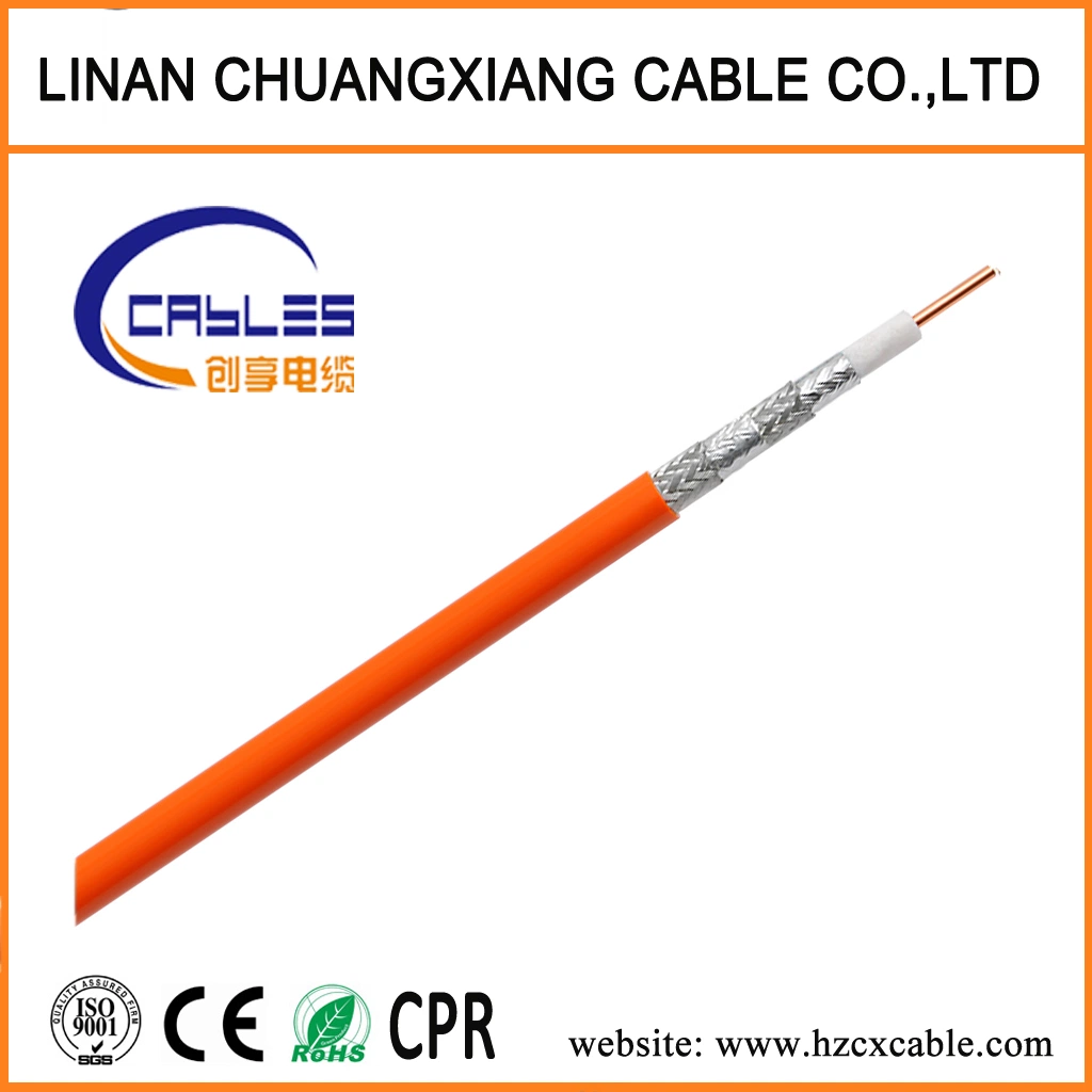 Coaxial RG6 Copper Wire for CCTV Signal Cable Communication Cable Data Cable TV Cable Cu/CCS/CCA