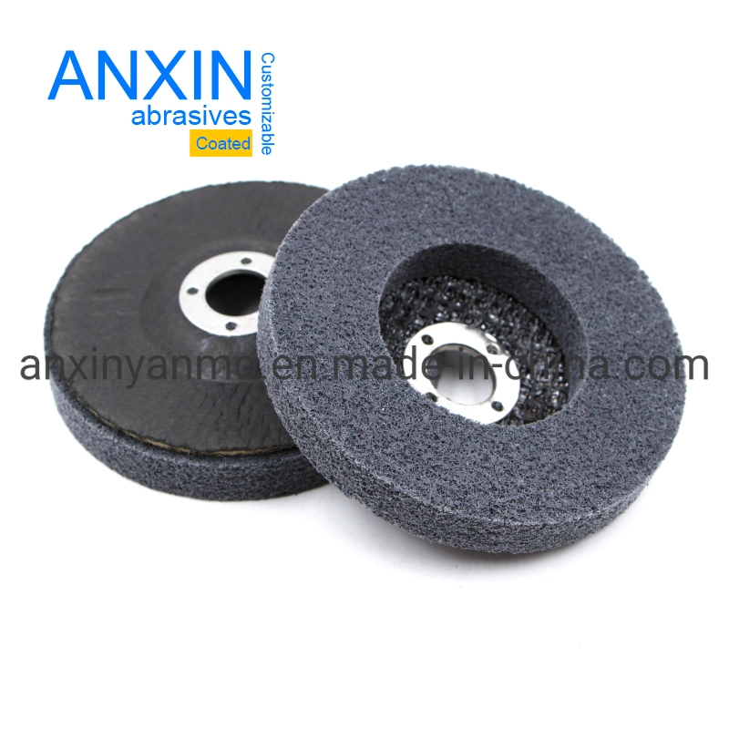 115*22mm Silicon Oxide Non-Woven Unitized Flap Wheel with Fiberglass Backing for Stainless Steel