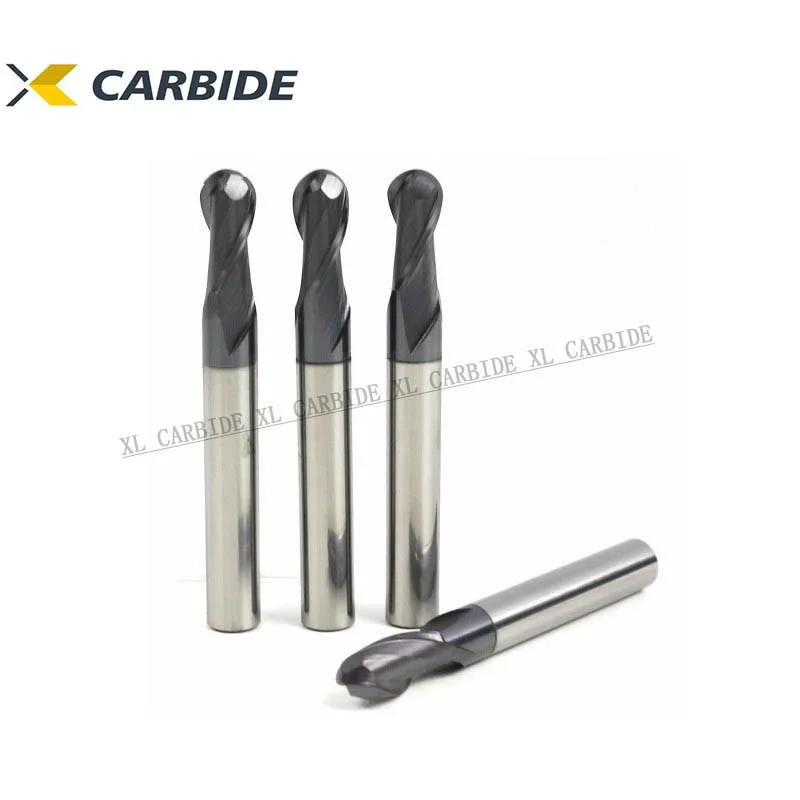 Carbide 2 Flutes Ball Nose Endmill Milling Cutter for CNC Usage Gp2b