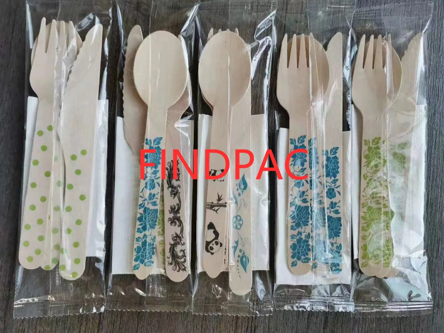 Biodegradable Wooden Disposable Cutlery Set Birch Wood Fork