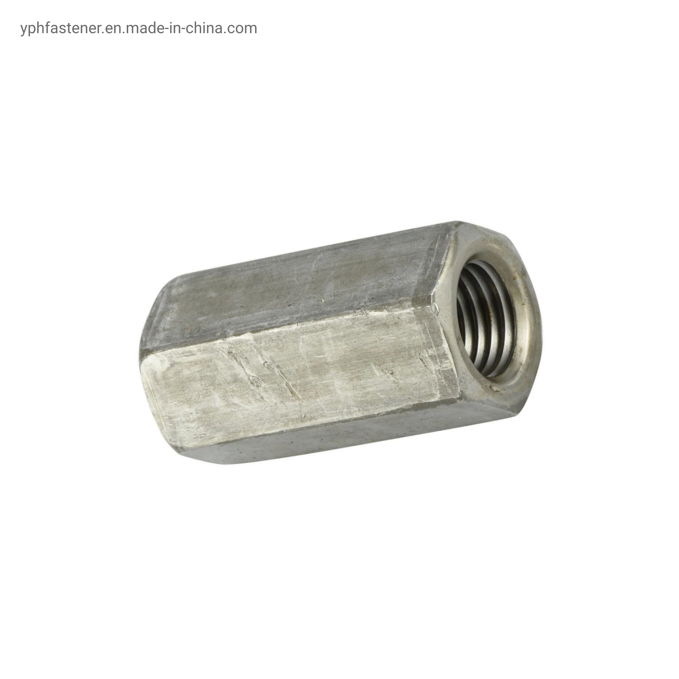 DIN6334 China Manufacture Zinc Plated Nut Hexagon Coupling Nut