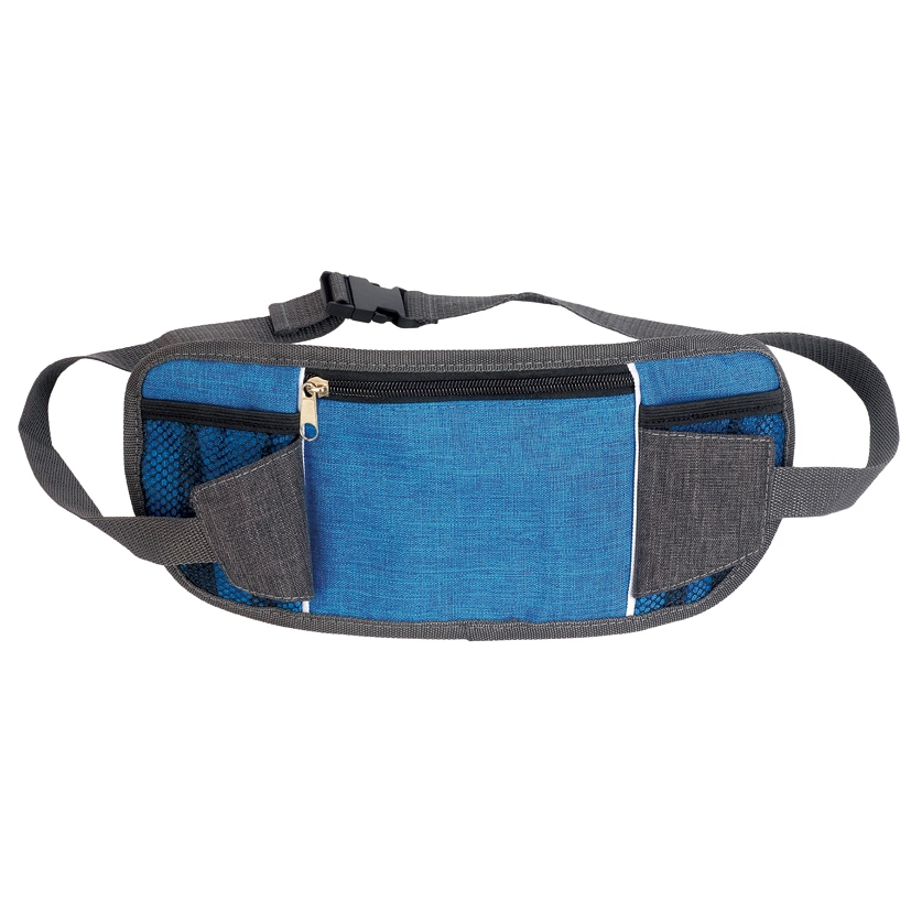 OEM Customized Fashion Design Adjustable Running Belt Leisure Polyester Promotion Gift Sport Gym Waist Bag