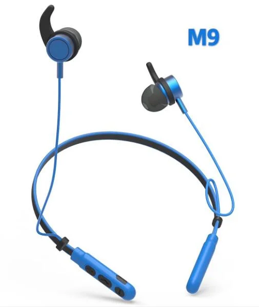 Ear Hook with Neckband Style Wireless Headphone in Ear Bluetooth Headset for Mobile Phone