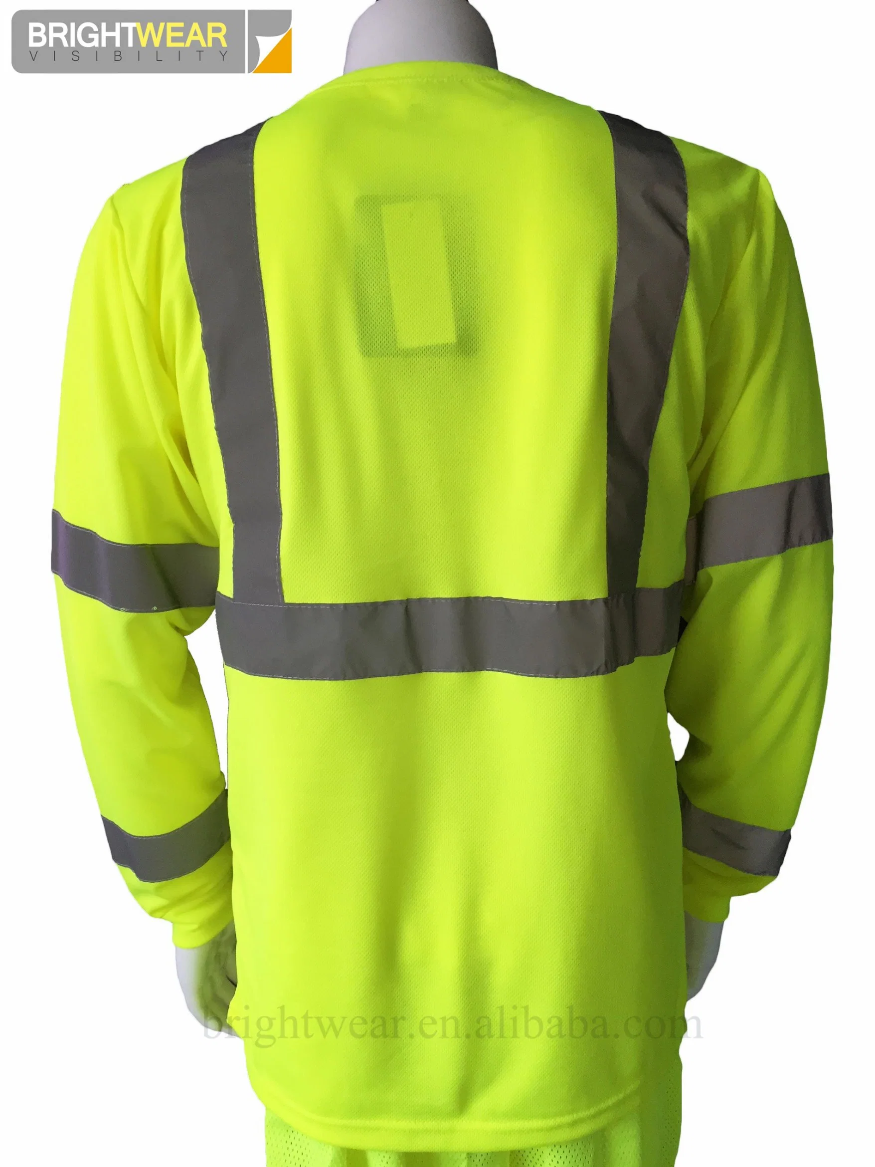 Class 3 Safety T-Shirt Hi-Vis Workwear High Visibility Safety Wear