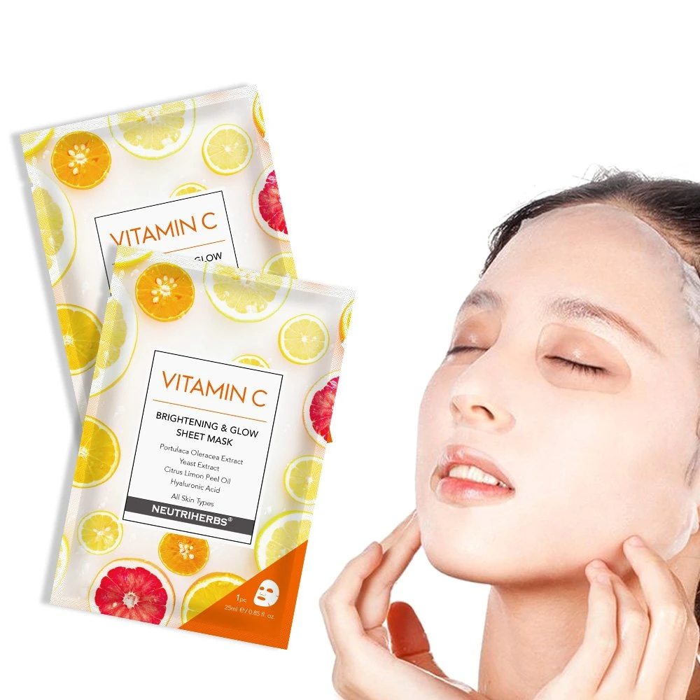 High quality/High cost performance Cosmetics Beauty for Wrinkles Vitamin C Face Silk Sheet Mask