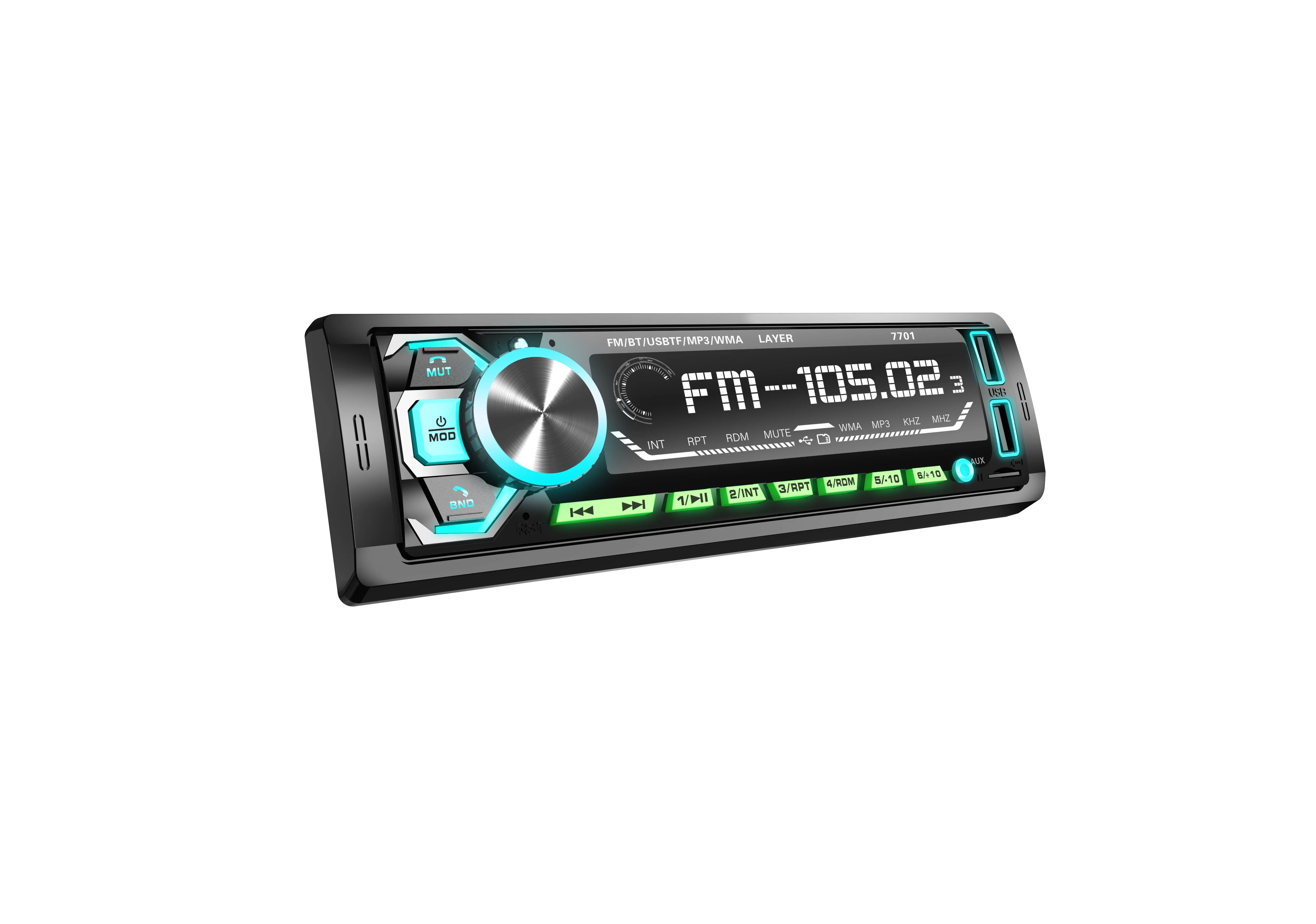 راديو MP3 للسيارة بحجم DIN فردي ذو شاشة كبيرة