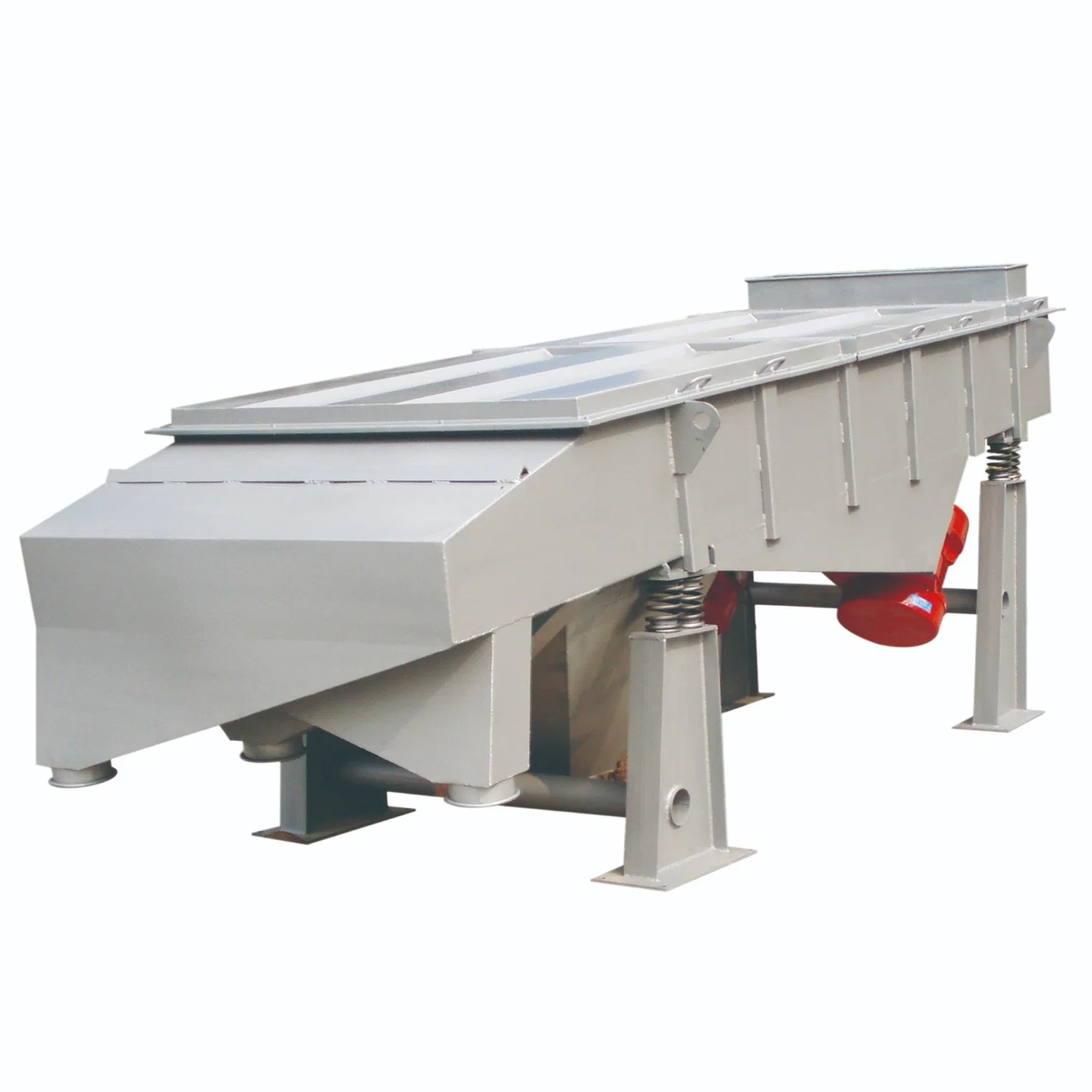 Industrial Stainless Steel Linear Vibrating Screen Vibration Sieve Quartz Sand Screening Machine