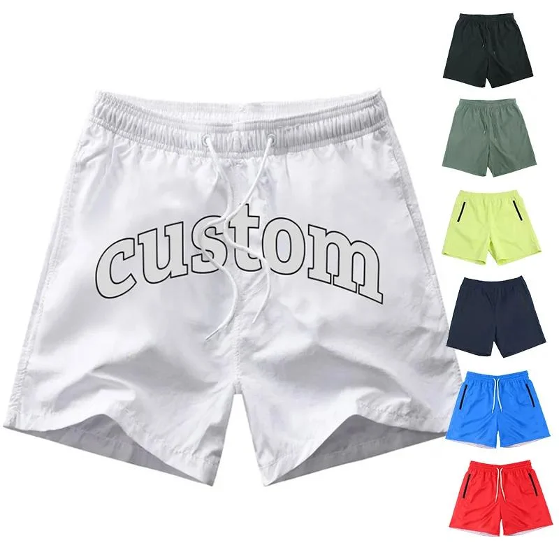 Customized Logo Mens Cotton Shorts