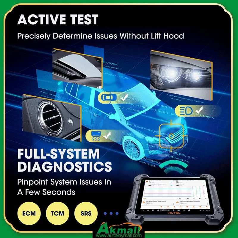 Autel Mk908P II de la codificación Scanner OBD2 alquiler de herramientas de diagnóstico