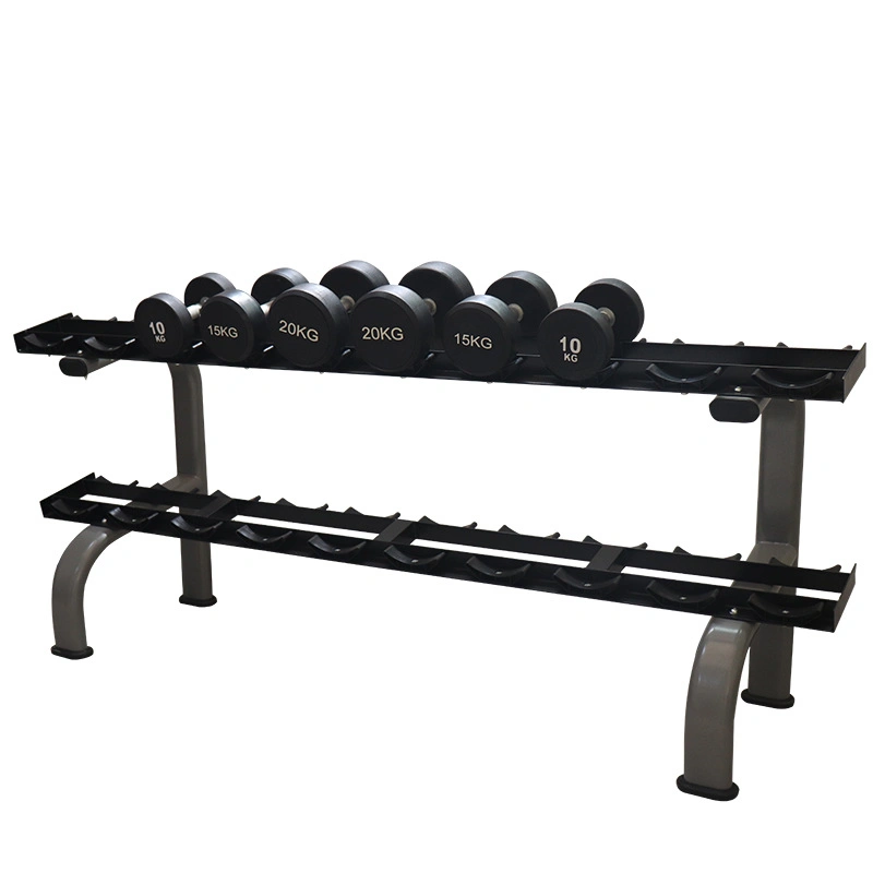 El Equipo de gimnasio comerciales el entrenamiento de fuerza pesa Estante para gimnasio en casa el peso de almacenamiento Rack Stand pesa Rack