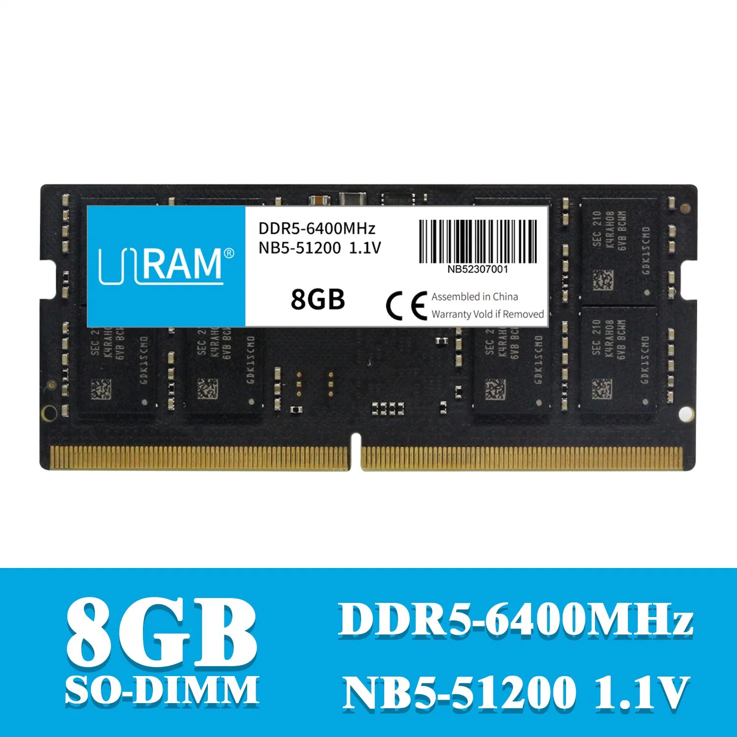 DDR5 6400MHz Nb5-51200 8GB so-DIMM RAM für Laptop Notebook