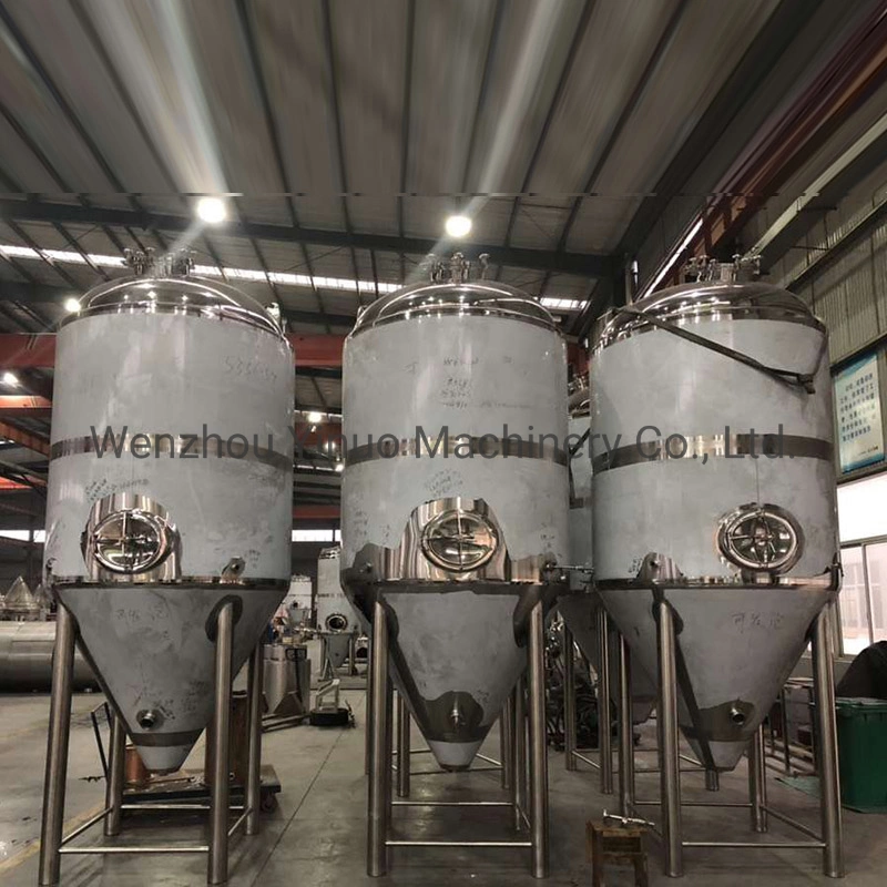 Stainless Steel Beer Wine Micro Brewery Brewing Equipment Bright Vessel Fermenter Machine Making Beer 500 Kg 1bbl-500bbl Chiller