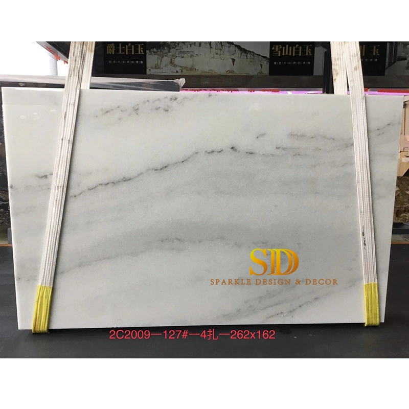 Factory Price Columbia White Marble Slab White Marble Tiles for Home Decoration