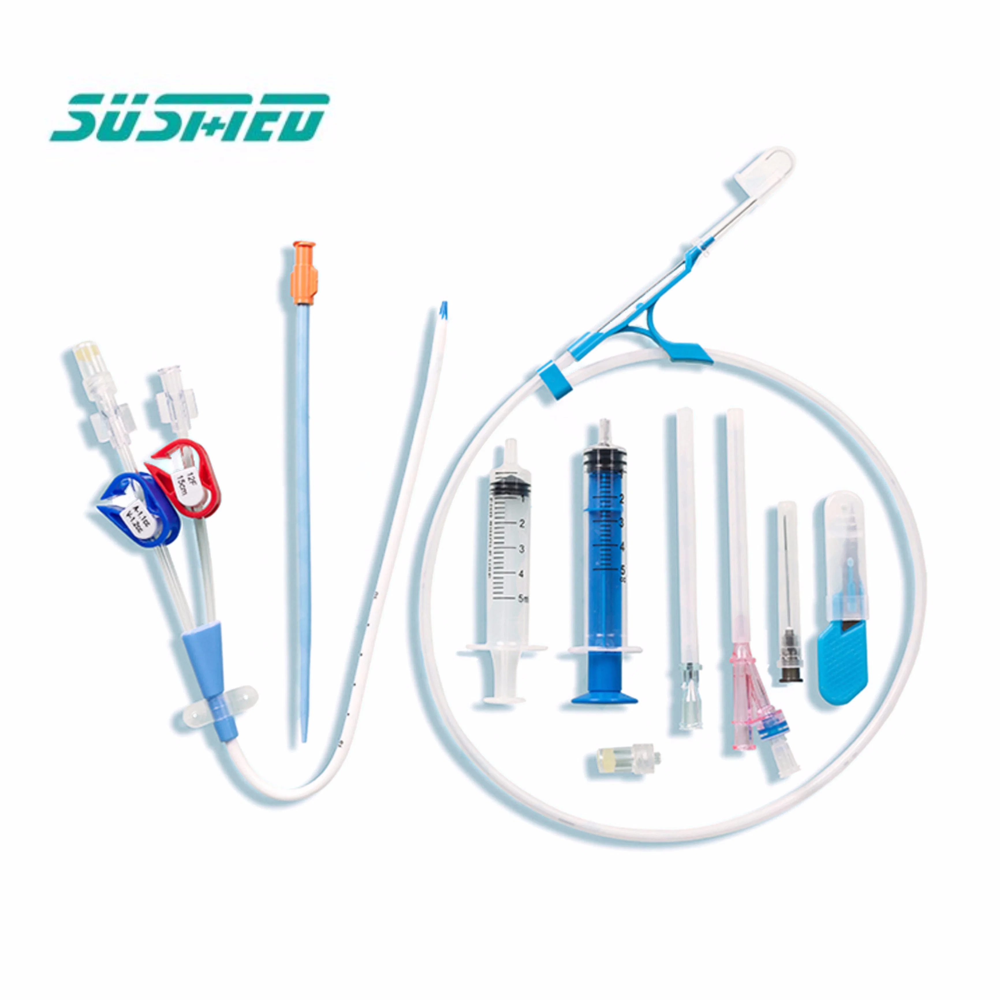 CE ISO Medical Disposable Anti-Effection Central Venous Catheter CVC Kit