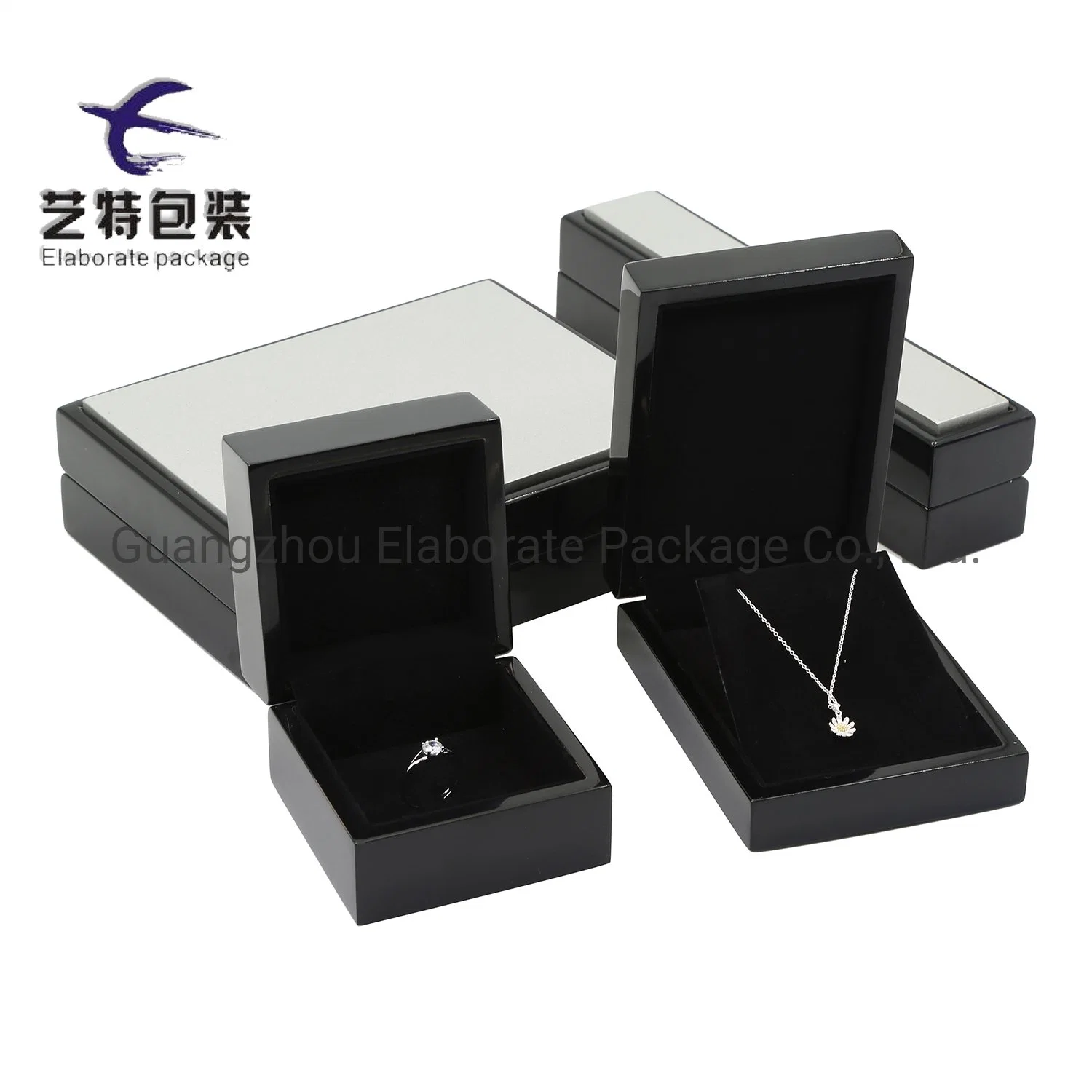 Piano Paint Wooden Jewelry Packaging/Velvet/PU Leatherbox/Ring/Pendant/Earring/Bracelet/Bangle/Necklace/Set/Watch/Gift/Perfume/Coin Box