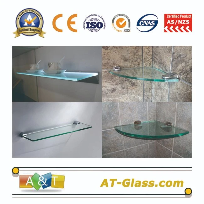 3.4mm-19mm Safe Tempered Glass with Certificate, for Window, Shower Door Glass