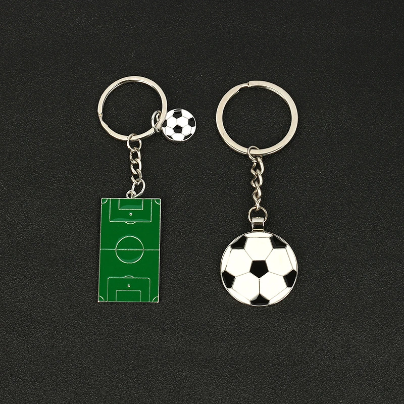 Team Memorial Creative Gifts Football Stadium Metal Alloy Keychain Pendant