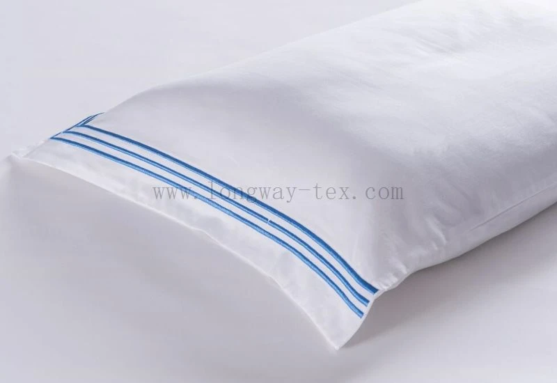 Long Staple Cotton 500tc High quality/High cost performance  White Hotel King and Queen Size Bedding Set