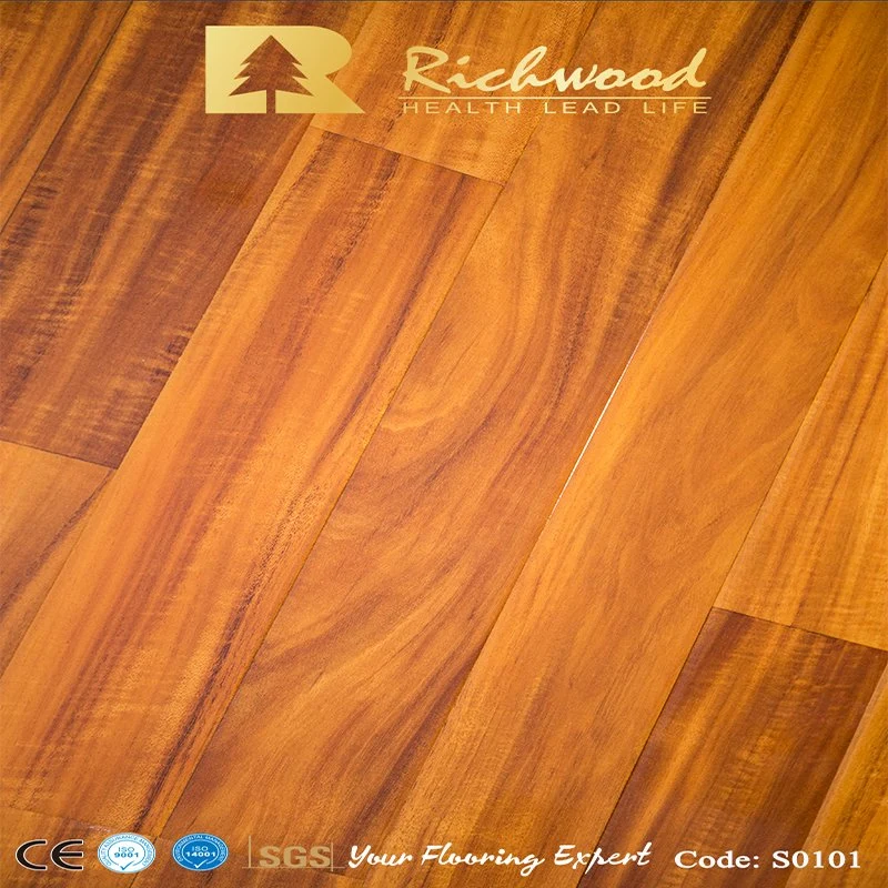 U Groove Walnut AC3 Cherry Engineered Laminate Wood Floor for Decorative