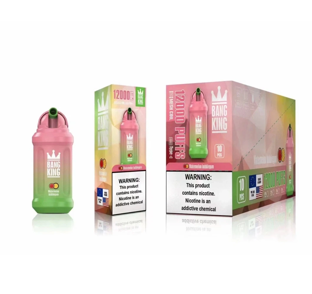 Bouteille d'eau jetable Vape Pen Bang XXL très grand 12000 puffs E distributeur de cigarettes 12K FPuff Vapes Puff