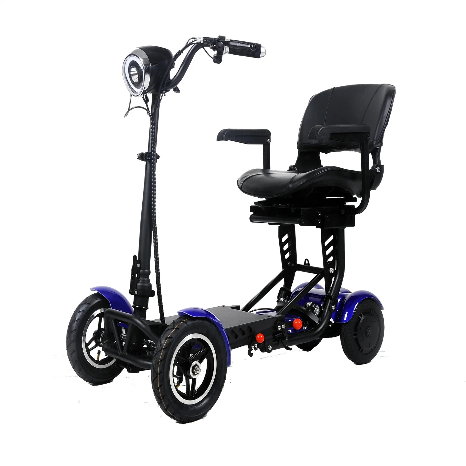 Vier-Rad-Scooter Tragbare Faltbare Leichte Leistungsstarke Kleine Mobilität Scooter
