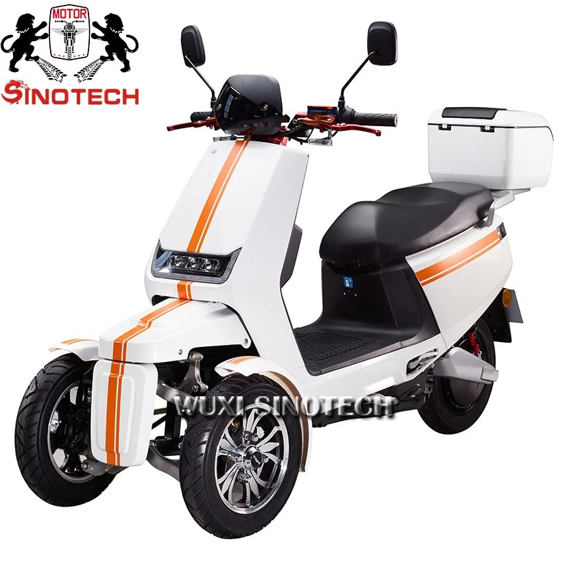 Wholesale Scooter Three Wheeler 1500W Electric Reverse Tricycle with Rock Motor