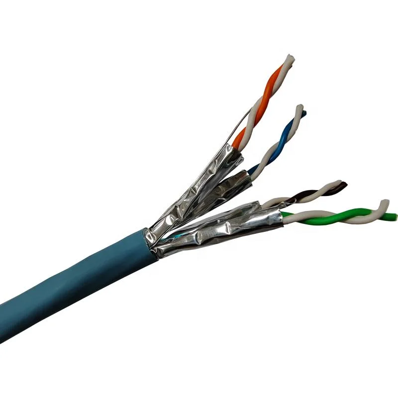 Cabo LAN PVC/PE de 30 m, para exterior, 1000 PÉS, à prova de água, 4p UTP/STP/FTP/SFTP Cat5/Cat5e/CAT6