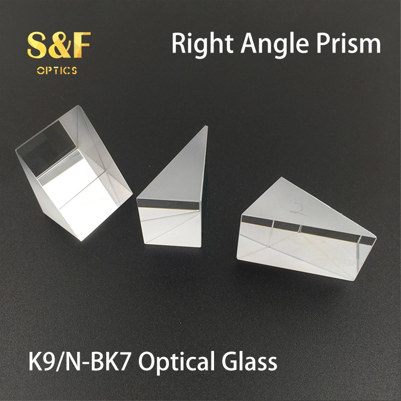 S&amp;F Stock K9 Optical Glass Prism 2 pcs من 15X15X15 مم منشور الزاوية اليمنى الخاص بانعكاس الصورة البصرية