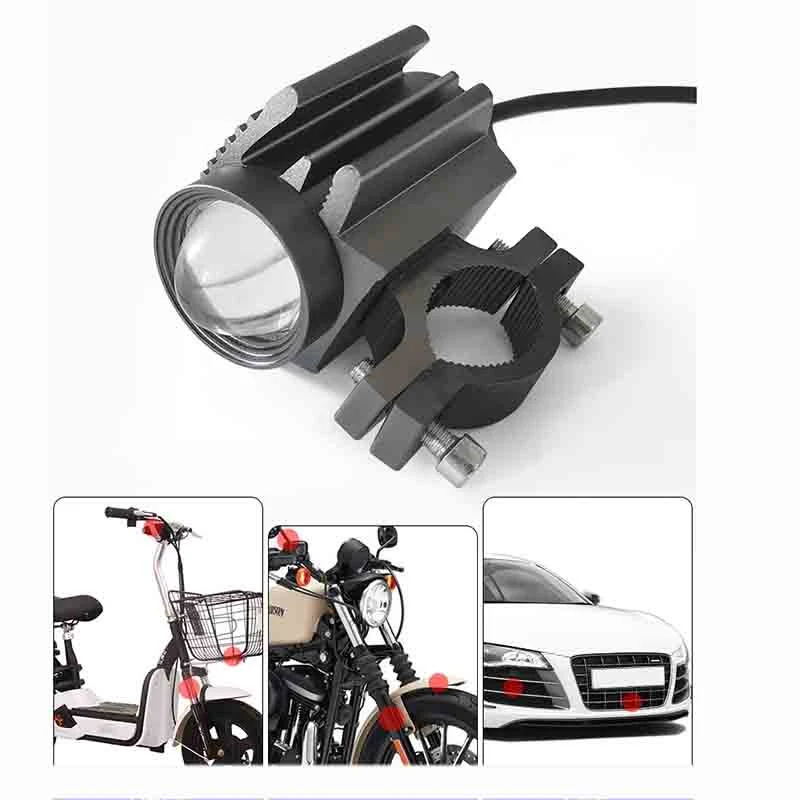 LED Light for Head Lighting Systems Strip Helmet Brake Tail Guangzhou Wheel Bar Bi Mini 1.5 Inch Lamp Glass Motorcycle Light