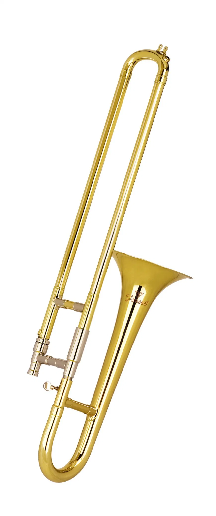 A Soprano Trombone Gold Fabricante laca