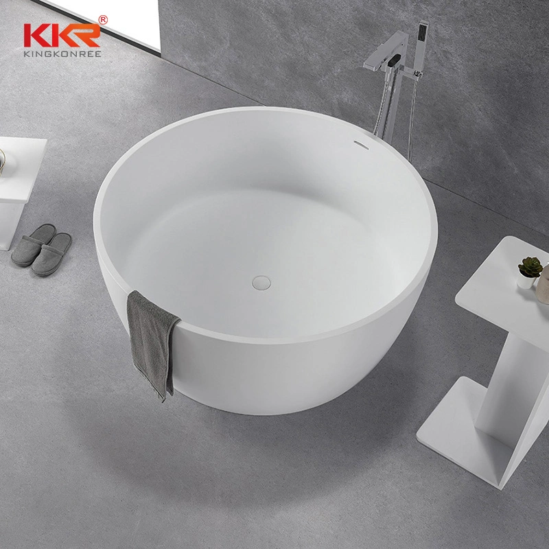 Free Standing Marble Stone Hot Bathtub Tub