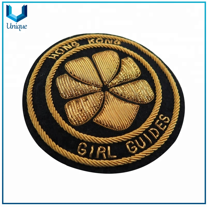 High quality/High cost performance Embroidery Logo for Hat, Embroidery Badge for Police Cap, Customize Embroider Label for Police Uniform