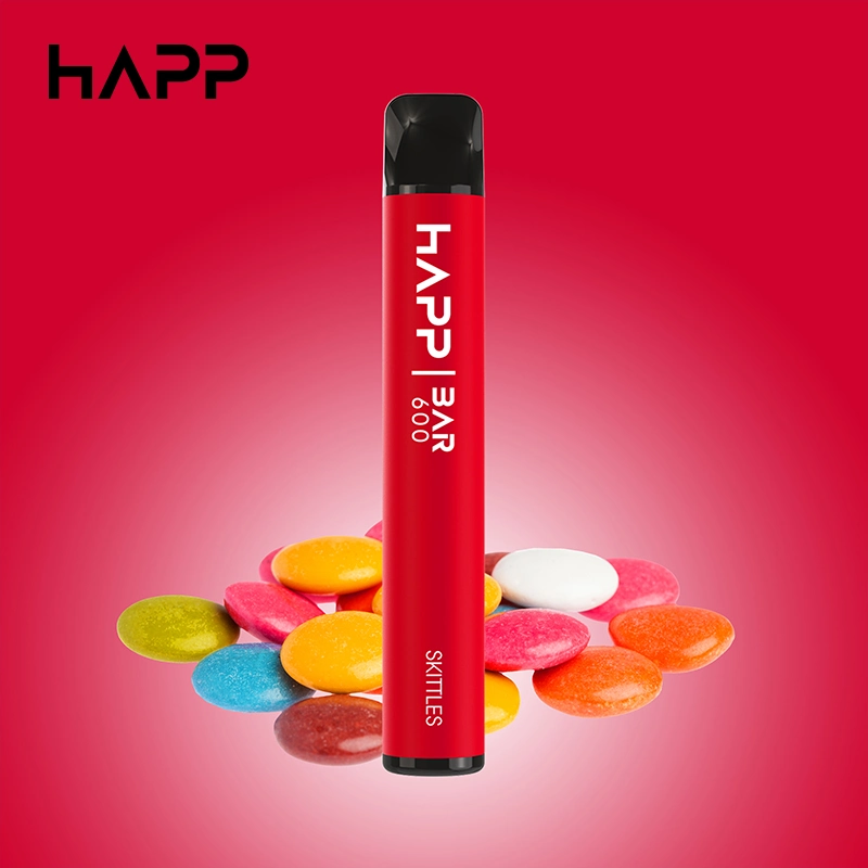 Wholesale/Supplier OEM Brand Mini E Cigarette Happ Bar 600puffs Disposable/Chargeable Vape Electronic Cigarette