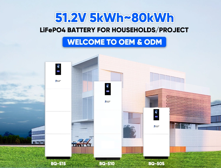 Industral/Home 5kw/10kw Inverter 51.2V 100ah 200ah Power Solar Energy Storage System Container with Smart BMS