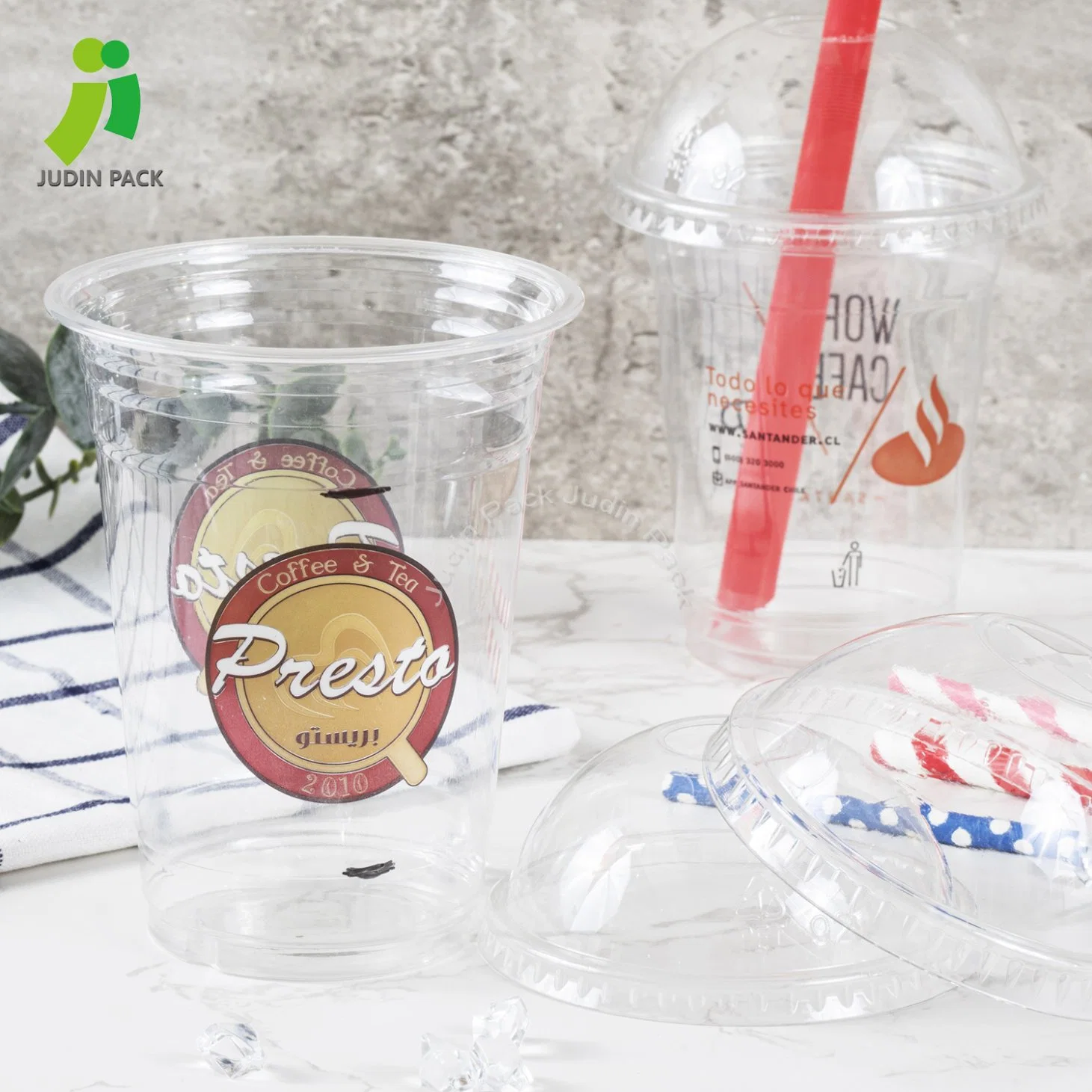 Hot Sale High Clear High quality/High cost performance  Pet Cold Drinks Plastic Cups Plstic Bottles for Juice Factory