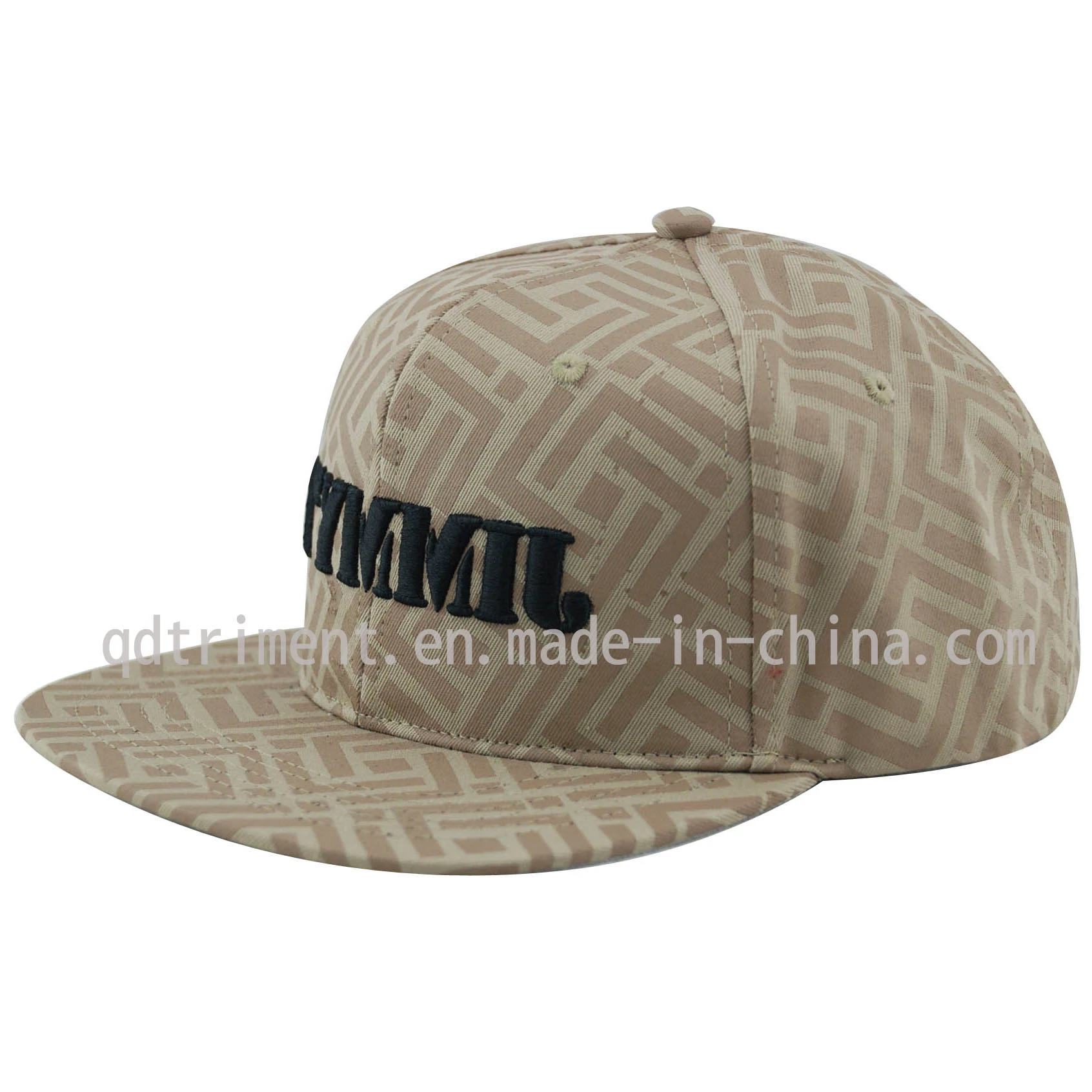 Flat Bill New Blended Snapback Sport Baseball Cap (TMFL05199)