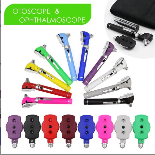 Professional Colourful Fiber Optic Mini Pocket Carry Pouch Ent Medical Diagnostic Instruments