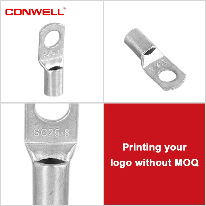 Copper Tube Sc Automotive Terminals Non-Insulated Cable Lug Connectors Terminals