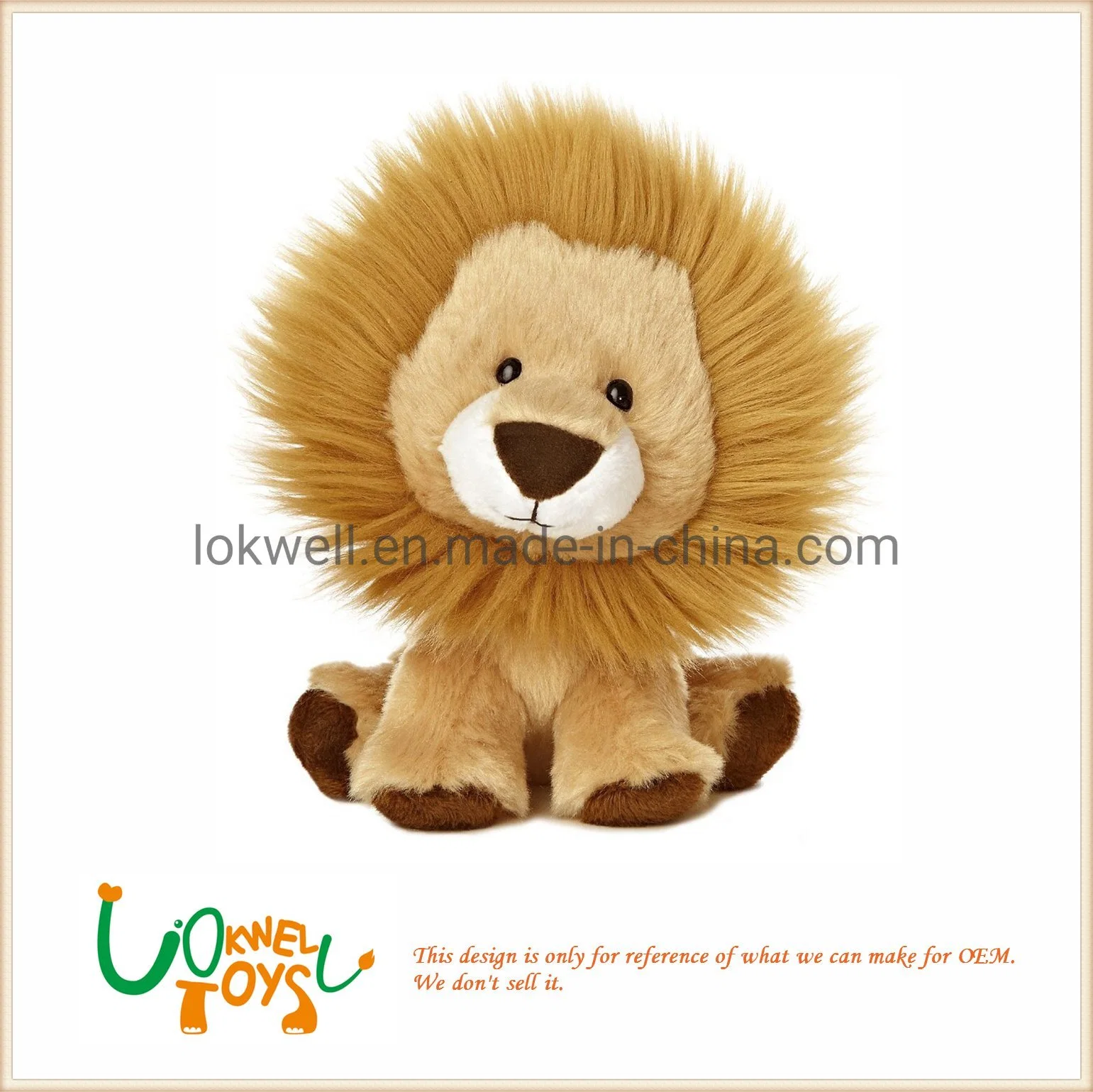 New Stuffed Plush Lion Animal Soft Toys for Promotion